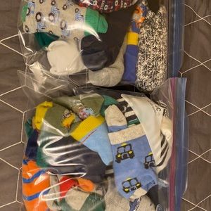 27 pair of socks size 3-4.